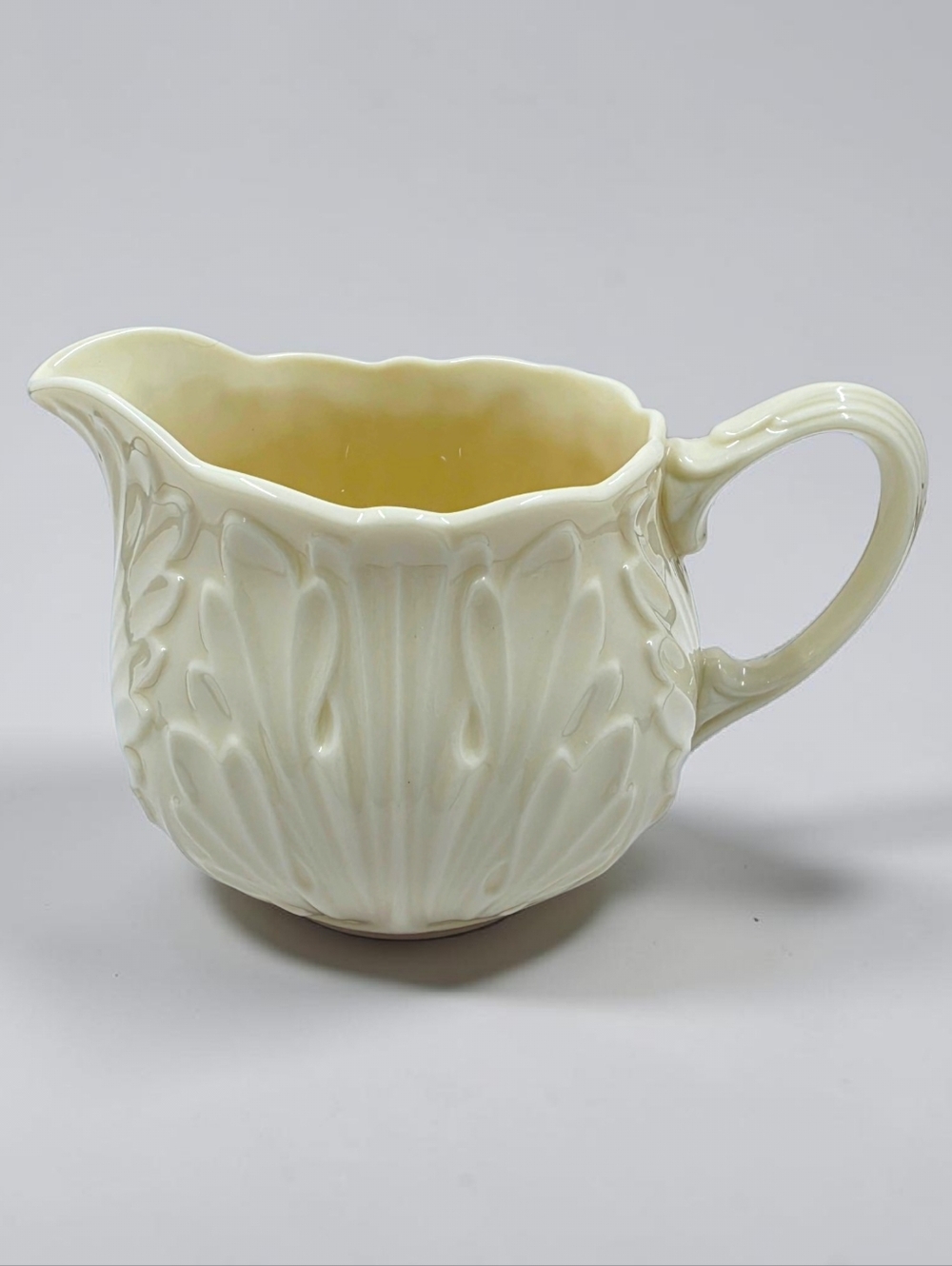 Lenox Cottage Collection Embossed Creamer No Trim USA Porcelain